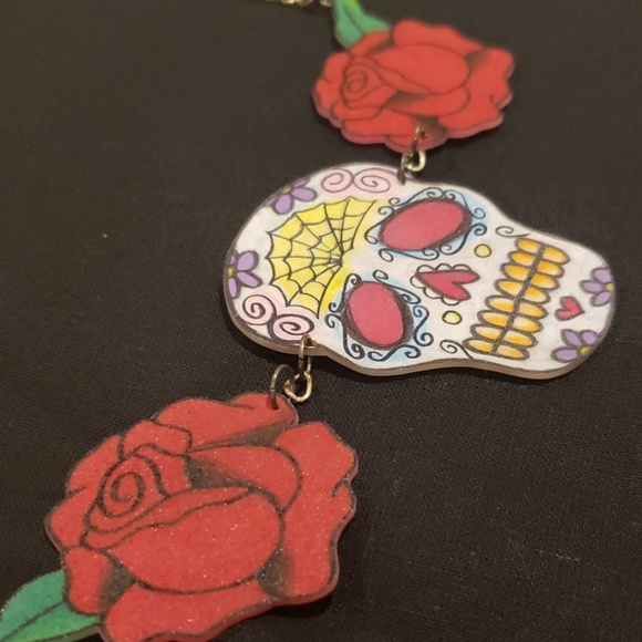 Dia de Los Muertos necklace - Picture 2 of 7